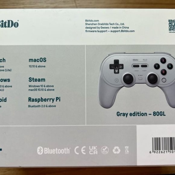 8BitDo - Pro 2 Bluetooth Gamepad - Gray - Picture 6 of 6